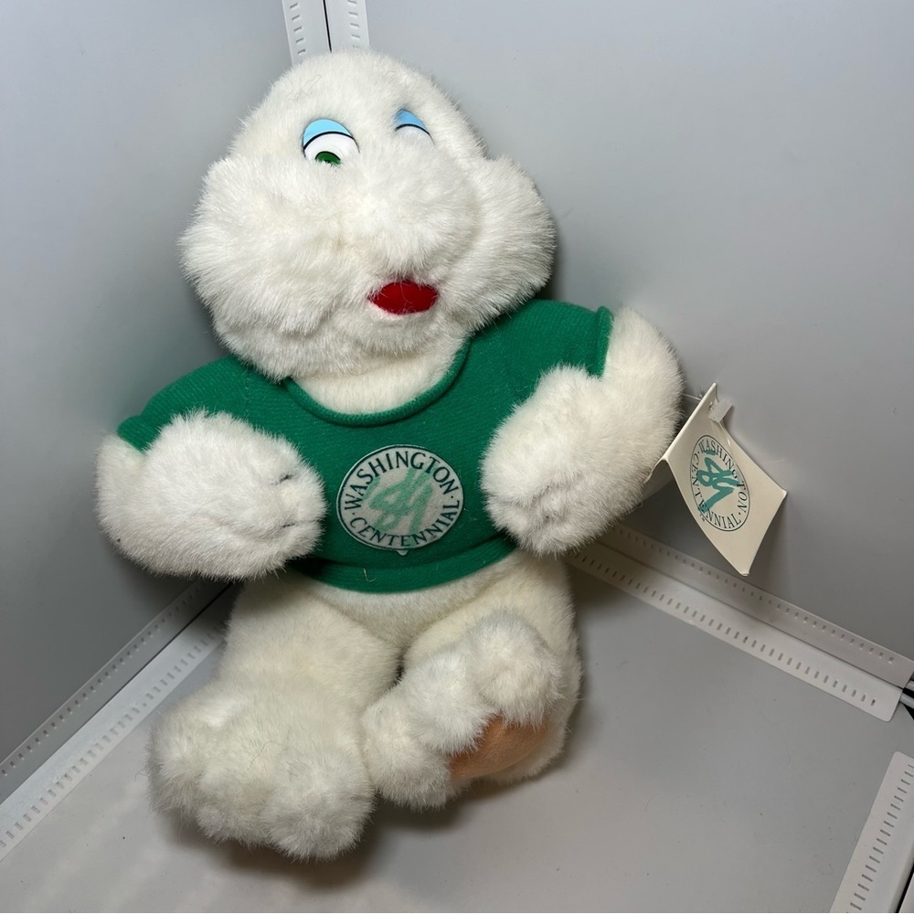 1988 14” Harrison Bigfoot Washington State Centenial mascot plush NWT RARE
